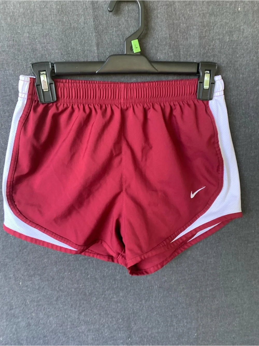 Nike Women's Black Athletic Shorts with Red Trim + Adidas Running Shorts XS Lot